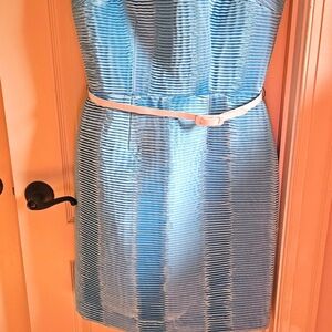 Lotus Grace Blue Cocktail Dress 8